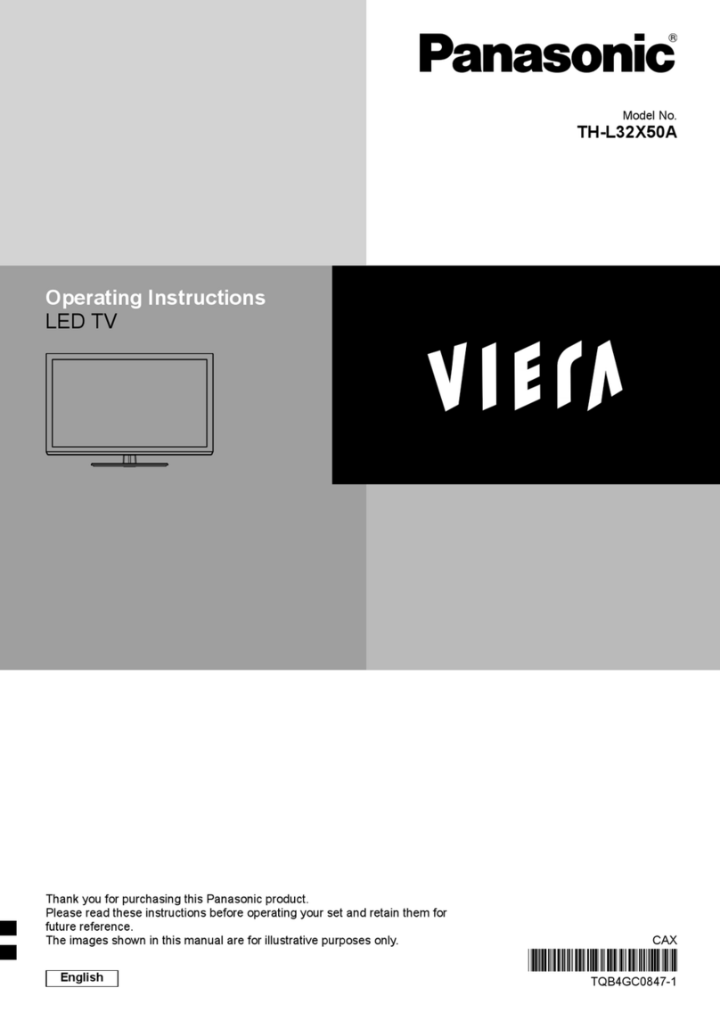 Panasonic Viera TH-L32X50A User manual