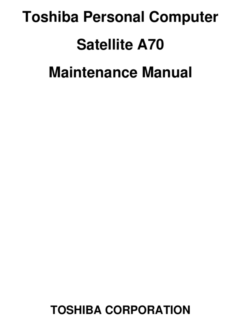 Toshiba Satellite A70 User manual
