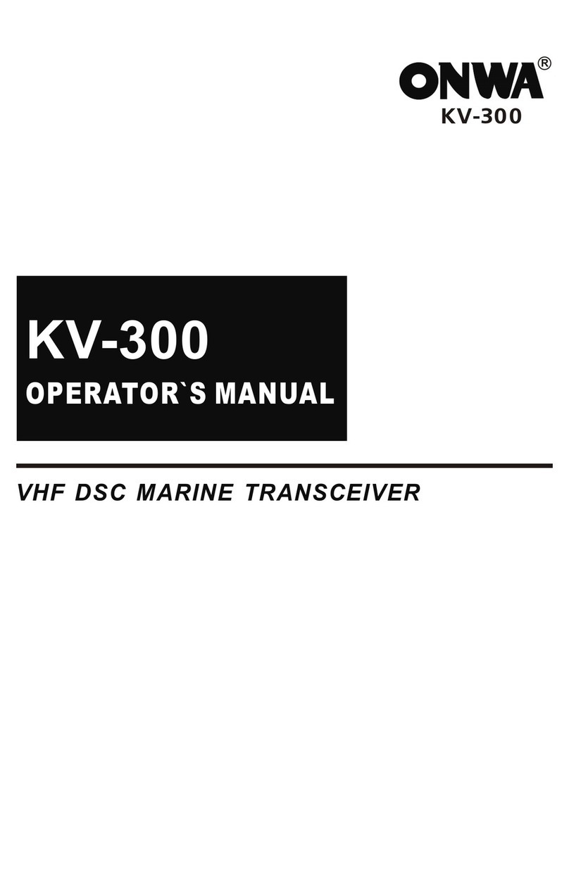 Onwa KV-300 Operator's manual