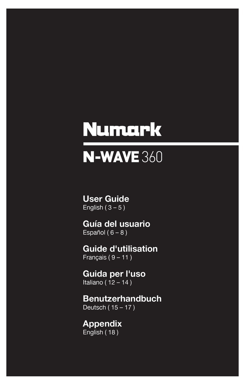 Numark N-Wave 360 User manual