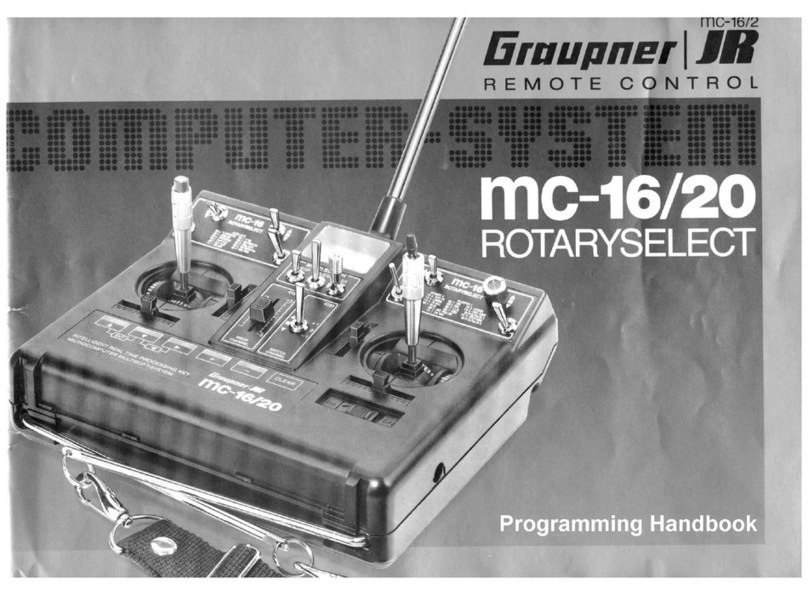 GRAUPNER Rotaryselect mc-16 Programming handbook