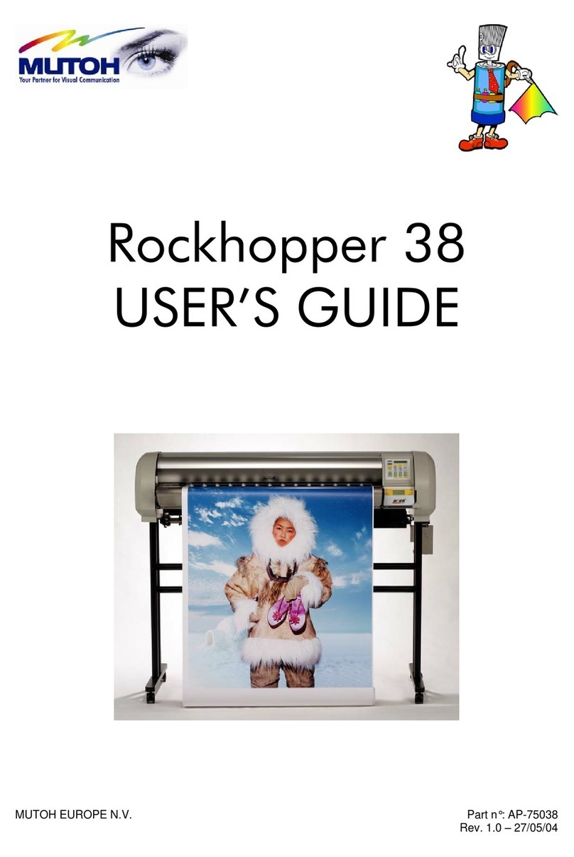 MUTOH Rockhopper 38 User manual