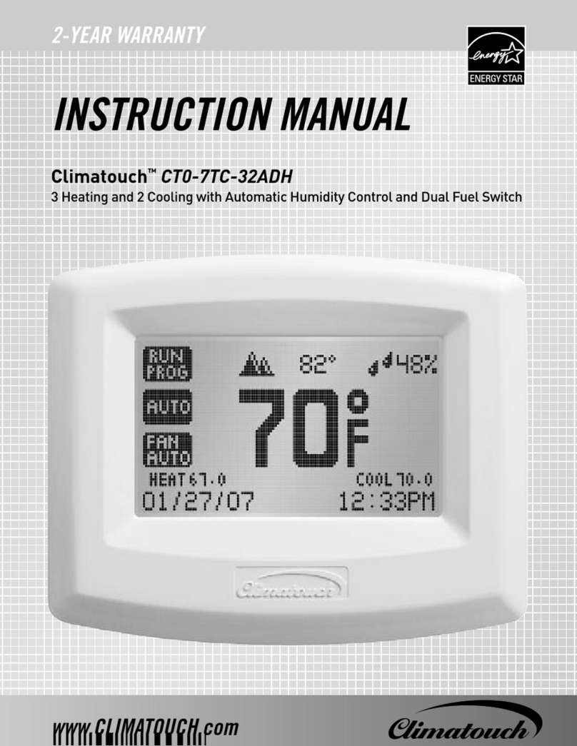 Climatouch CTO-7TC-32ADH instruction manual