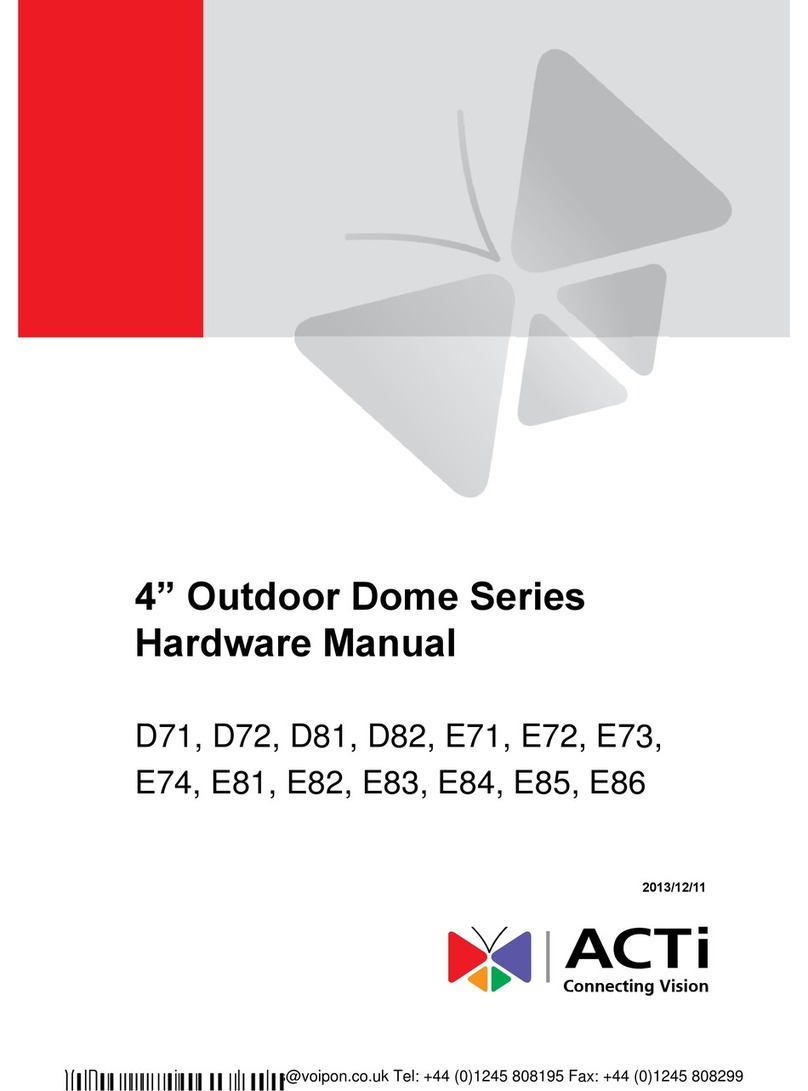 ACTi D71 User manual
