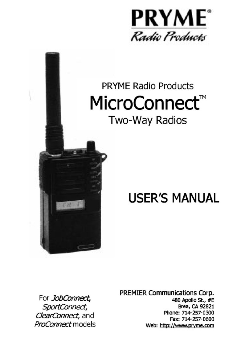 PRYME Radio Product MicroConnect user manual