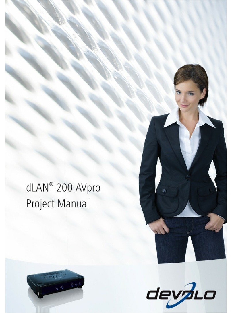 Devolo dLAN 200 AVpro Project manual