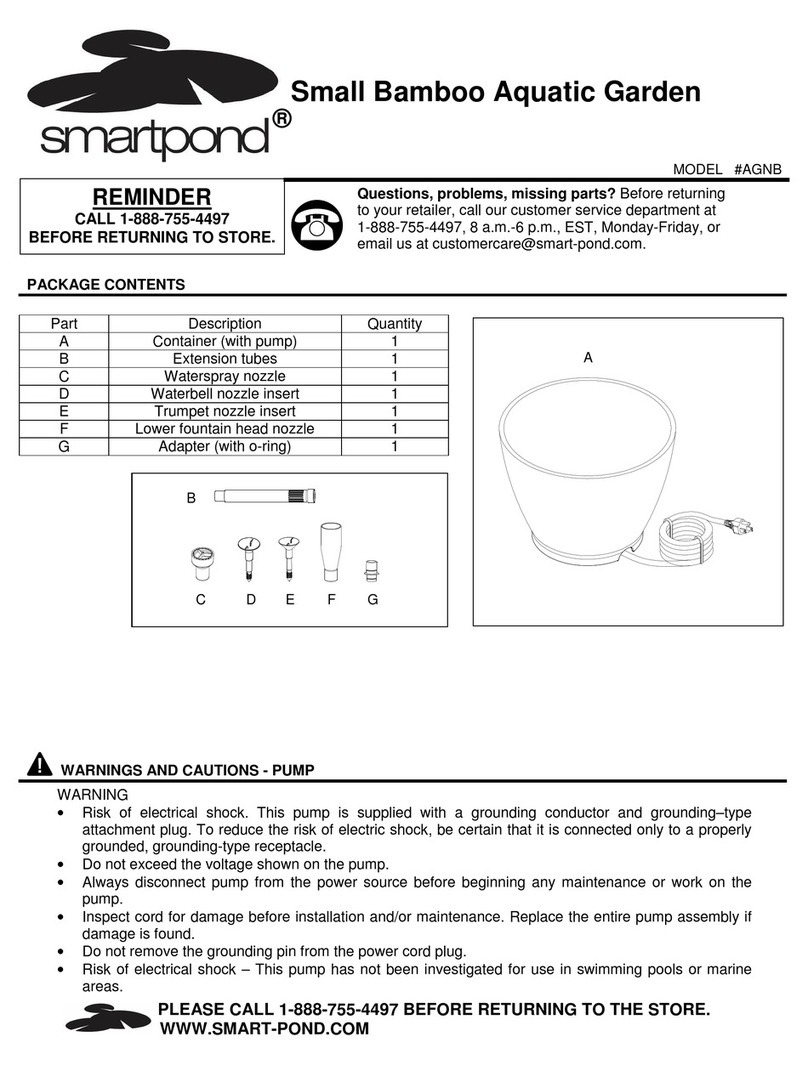 Smartpond AGNB User manual