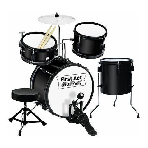 First Act Discovery Drum Set User manual