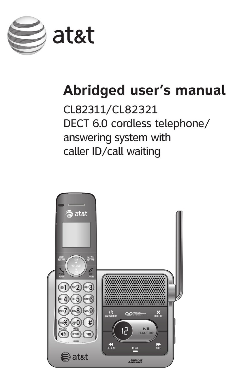 AT&T CL82311 User manual