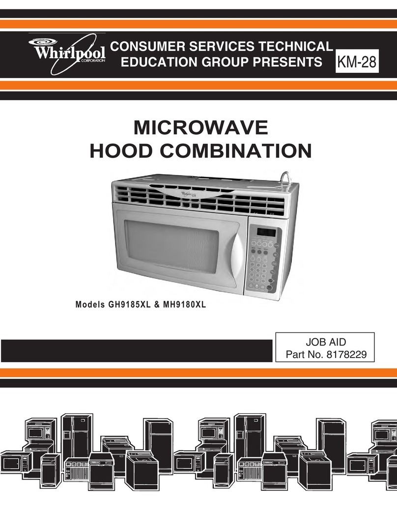 Whirlpool MH9180XL Service manual