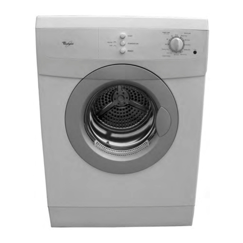 Whirlpool LEW0050PQ - Electric Dryer Job aid and service manual