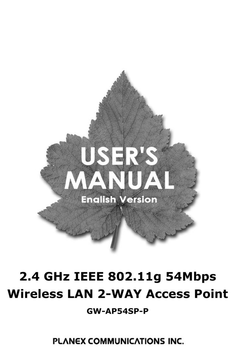 Planex GW-AP54SP-P user manual
