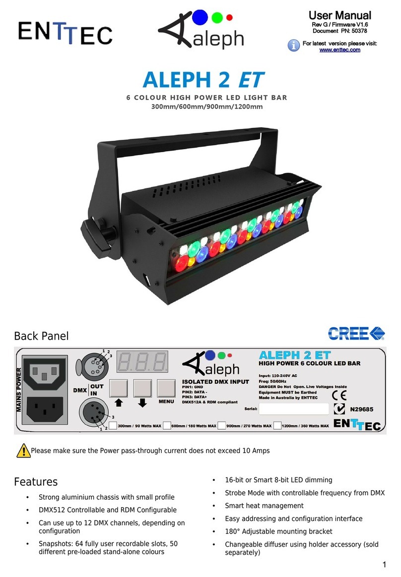 Enttec ALEPH 2 ET user manual