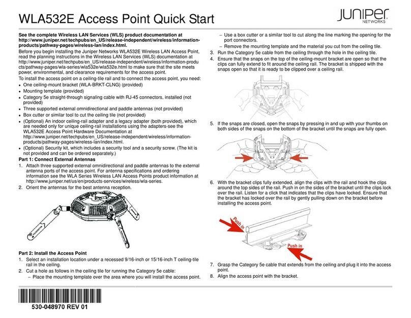 Juniper WLA532E User manual Juniper WLA532E User manual