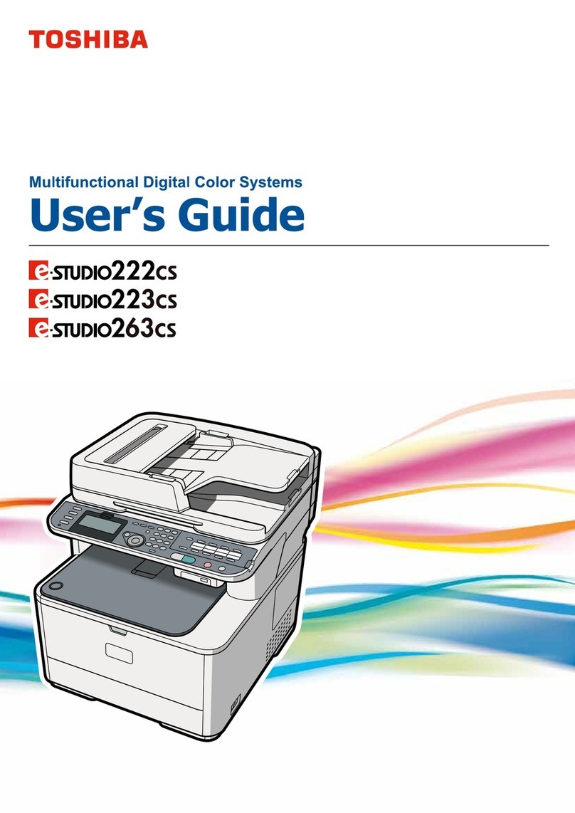 Toshiba e-studio222cs User manual