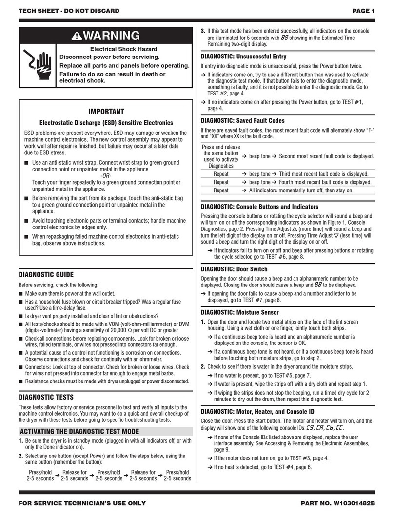 Whirlpool W10301482B User manual