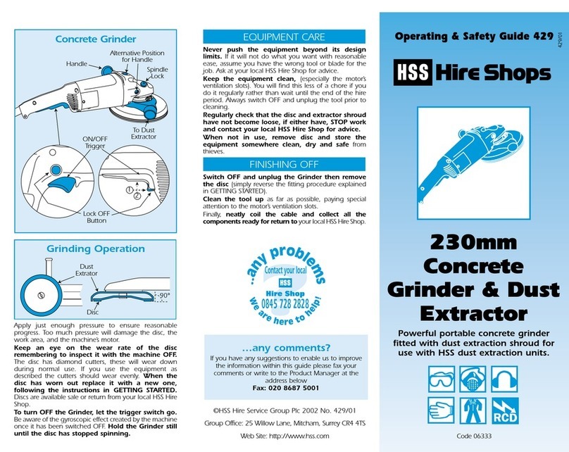 HSS Hire 6333 Operating & safety guide
