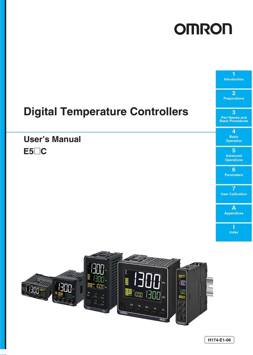 Omron E5C series user manual