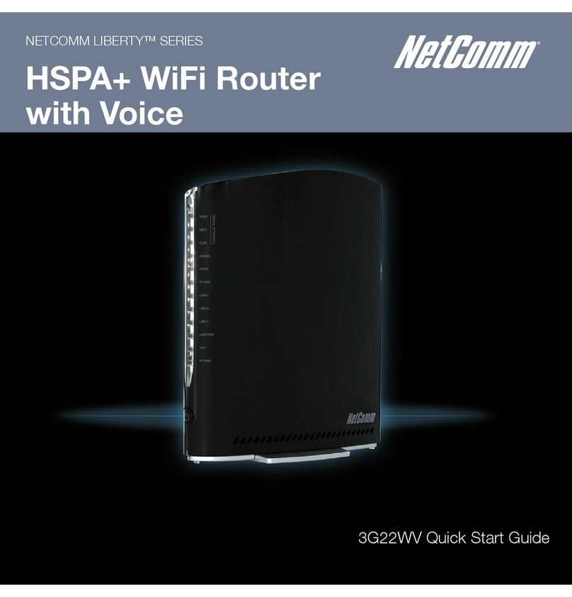 NetComm LIBERTY 3G22WV quick start guide