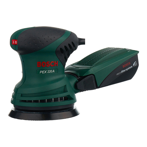Bosch PEX 220 A User manual