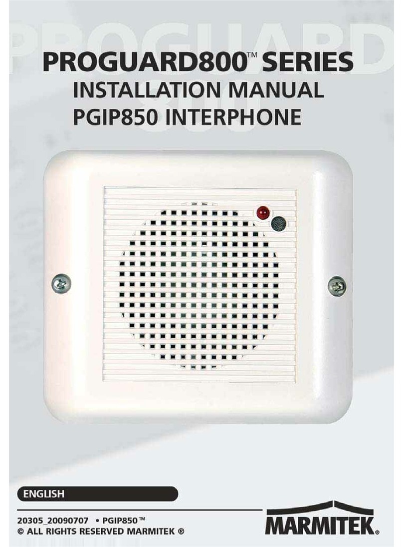 Marmitek Proguard PGI850 Marmitek User manual Marmitek Proguard PGI850 Marmitek User manual