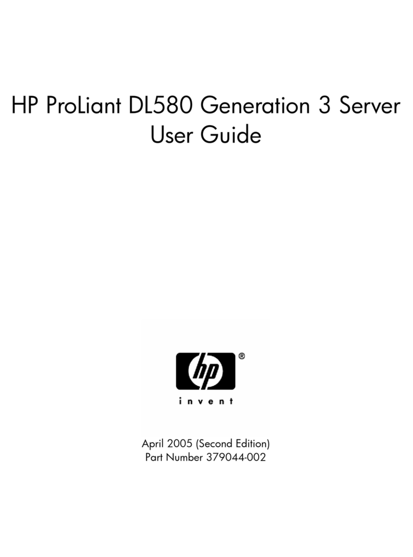 HP ProLiant DL580 Generation 3 user guide