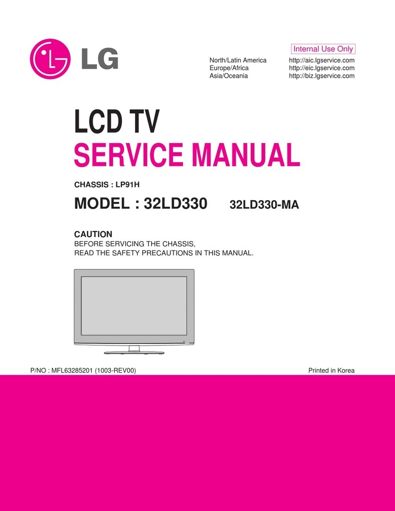 LG 32LD330 Service manual