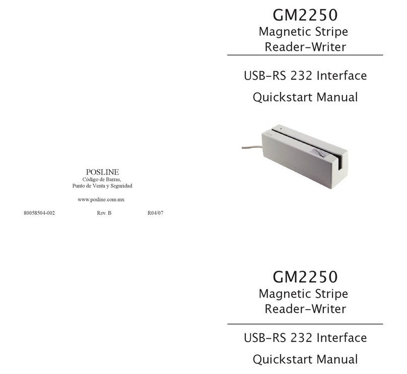 POSline GM2250 Quick start manual