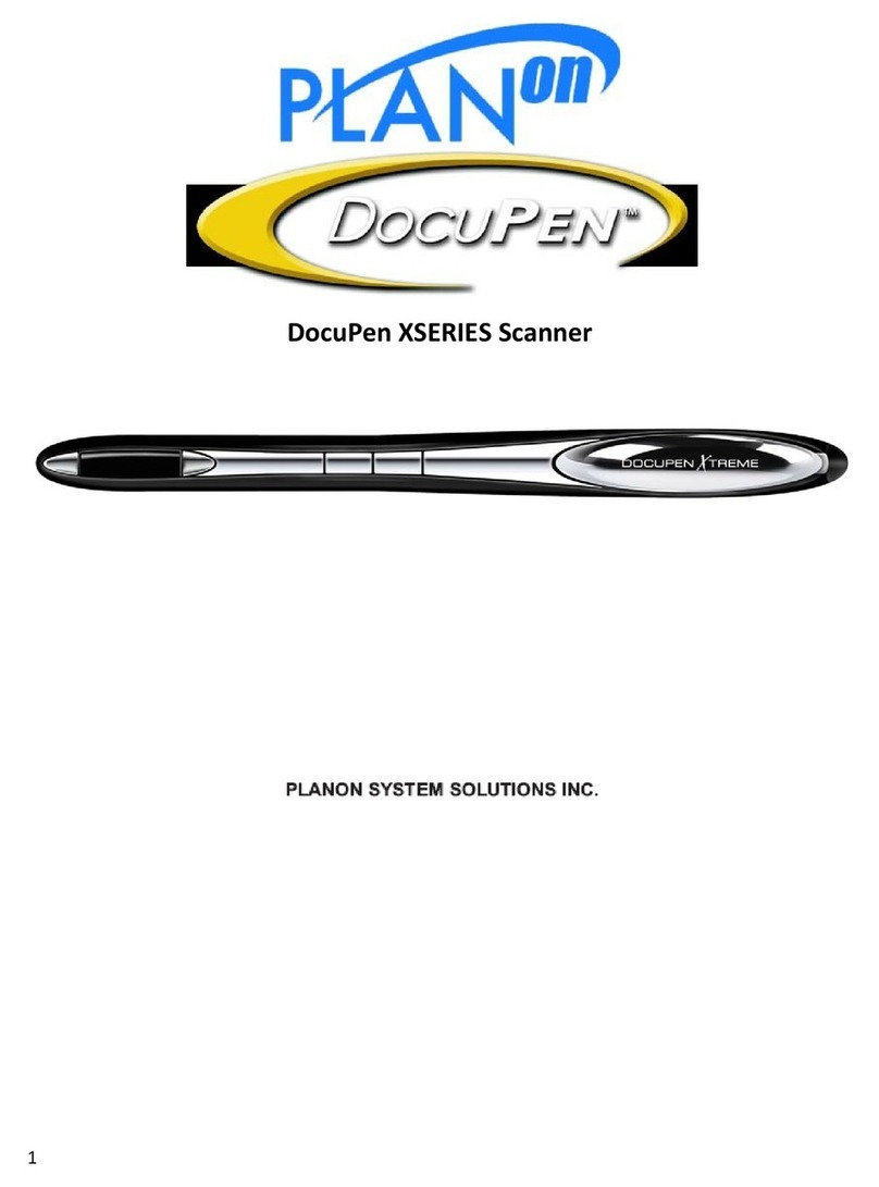 Planon DocuPen XSERIES User manual