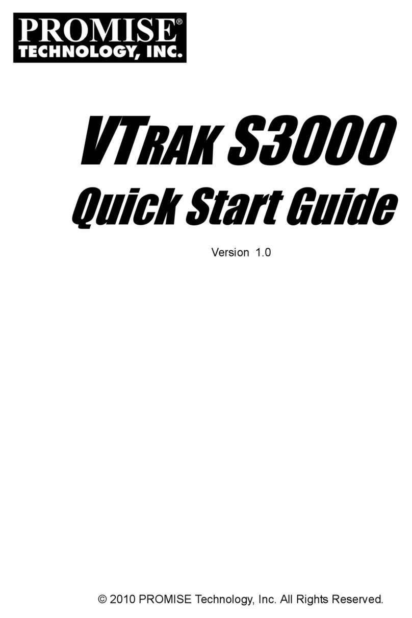 Promise VTrak S3000 User manual Promise VTrak S3000 User manual