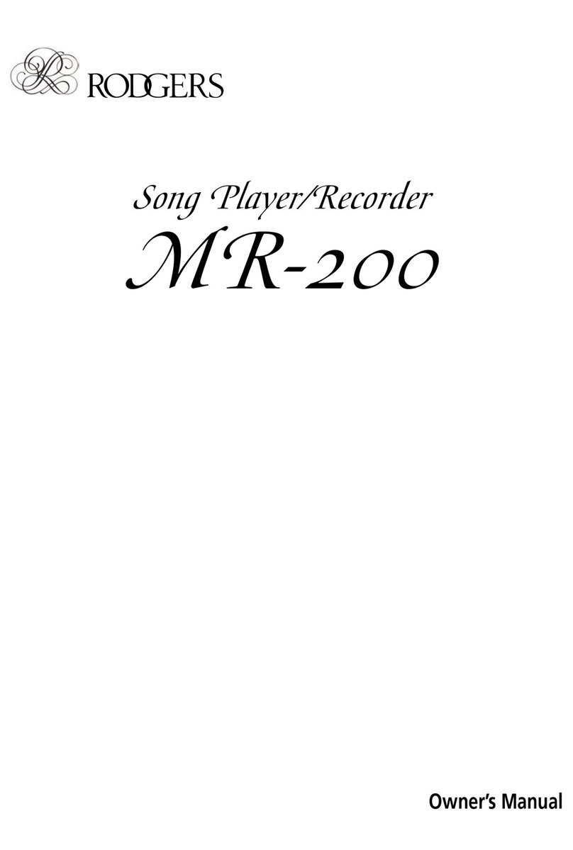 Rodgers MR-200 owner's manual