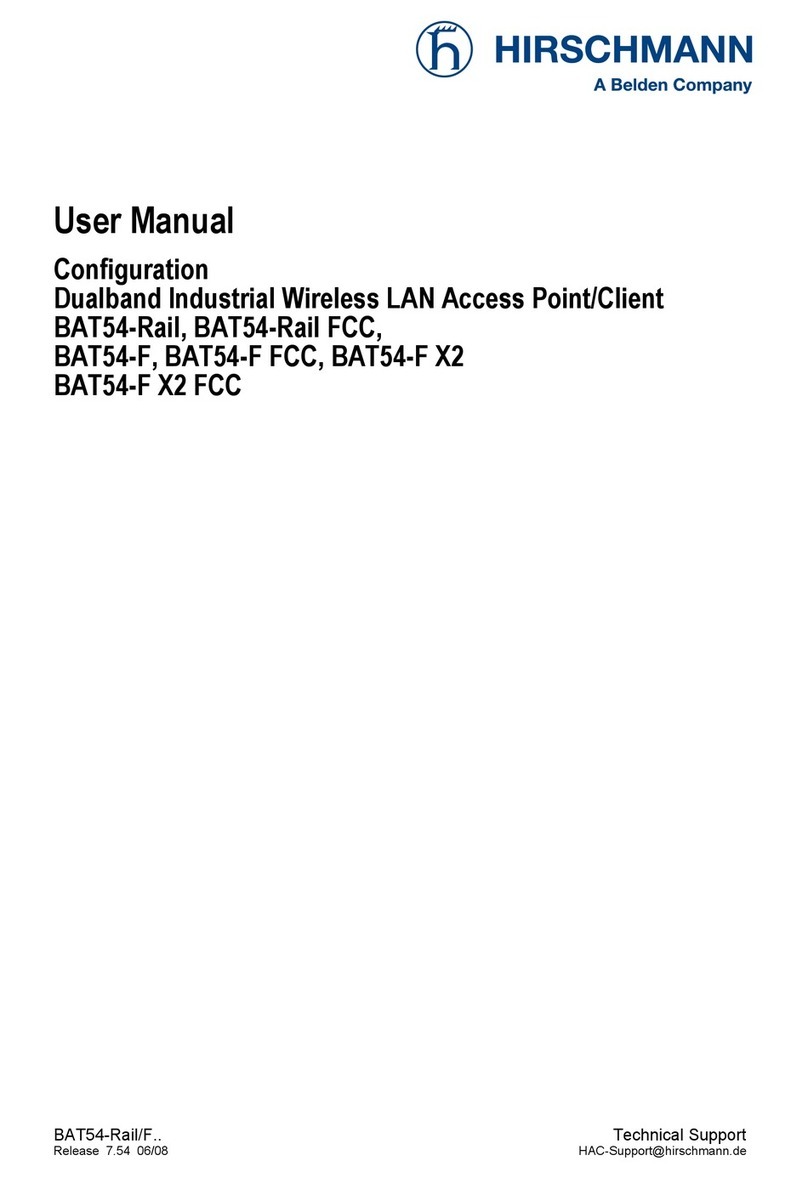 Hirschmann BAT54-Rail user manual