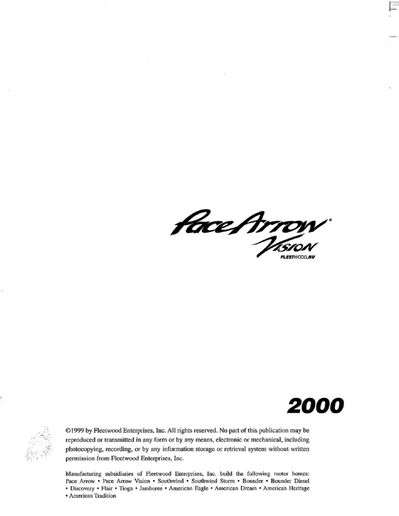 Fleetwood PaceArrow Vision 2000 user manual