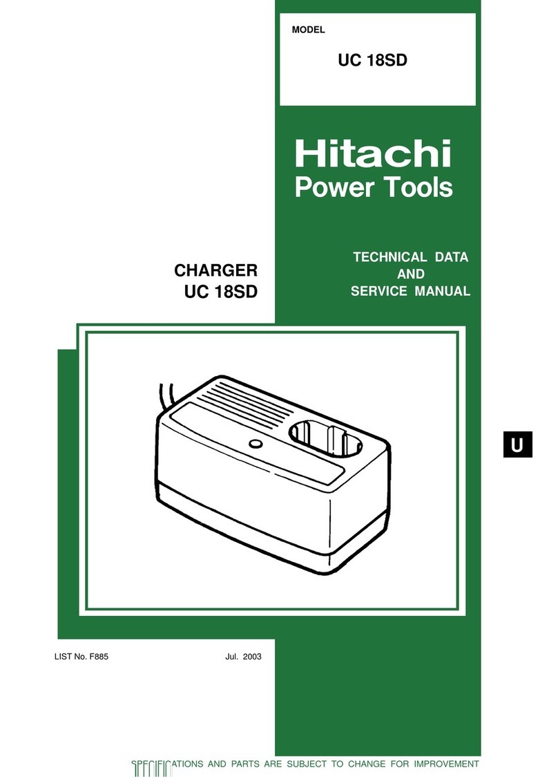Hitachi UC 18SD Technical data and service manual