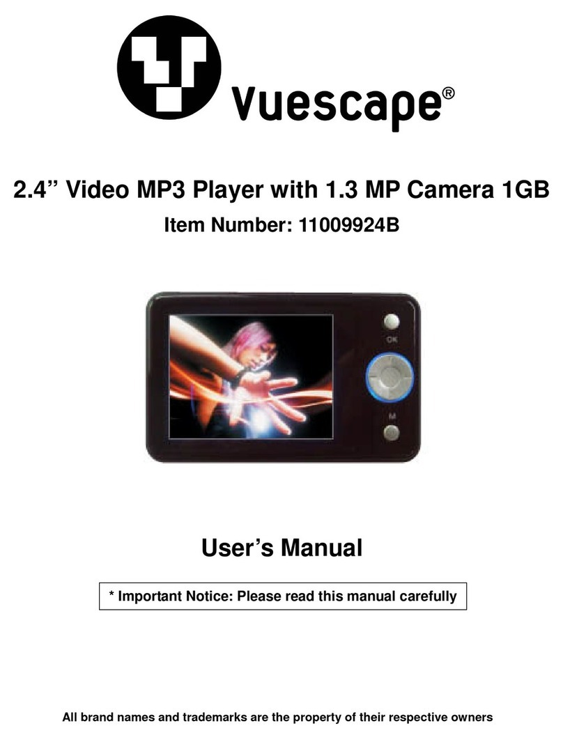 Vuescape 11009924B user manual