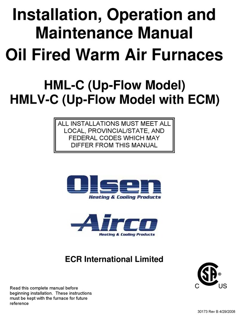 ECR International HML-C Installation, operation and maintenance manual