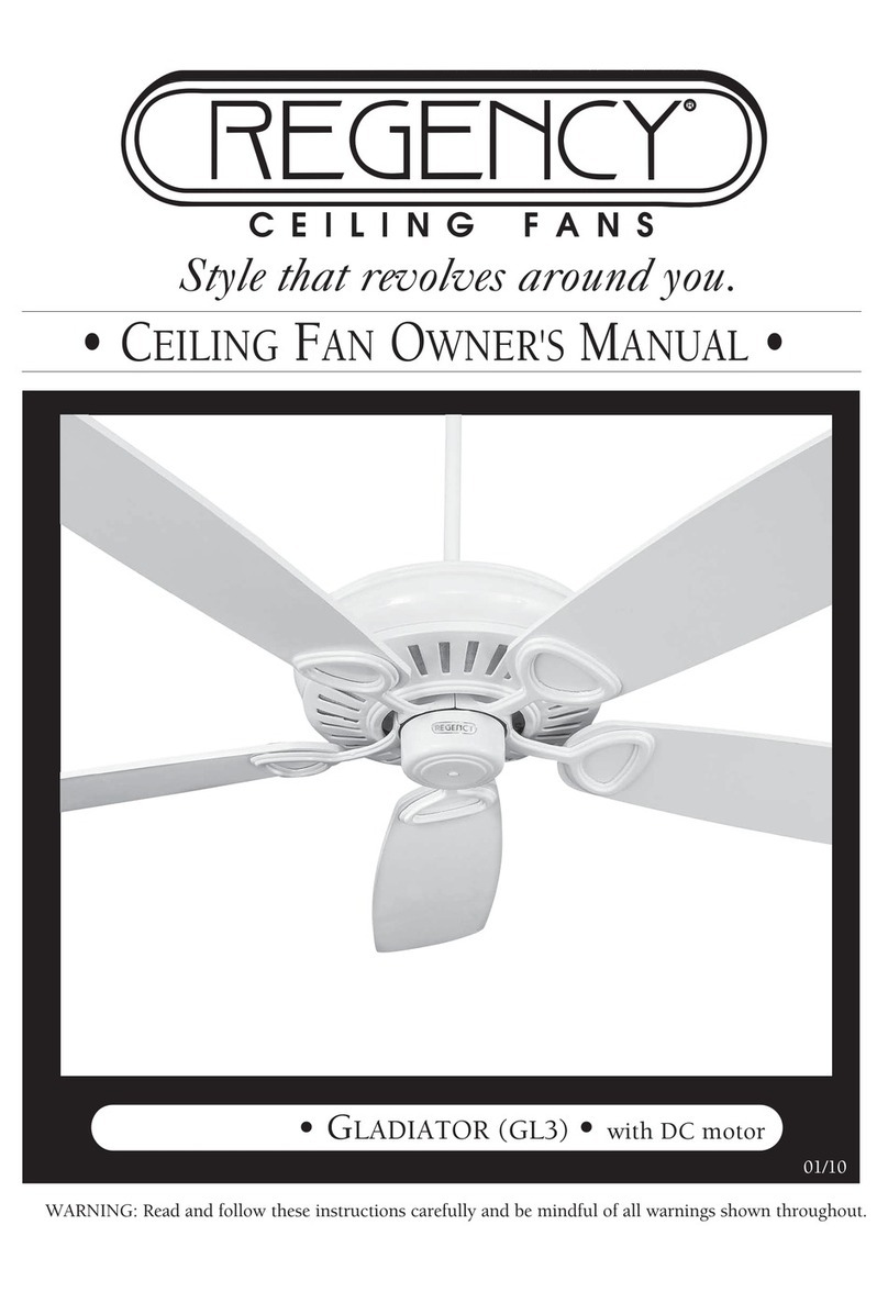 Regency GLADIATOR GL3 owner's manual
