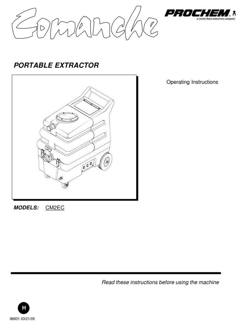 Prochem Comanche CM2EC 10075300 operating instructions