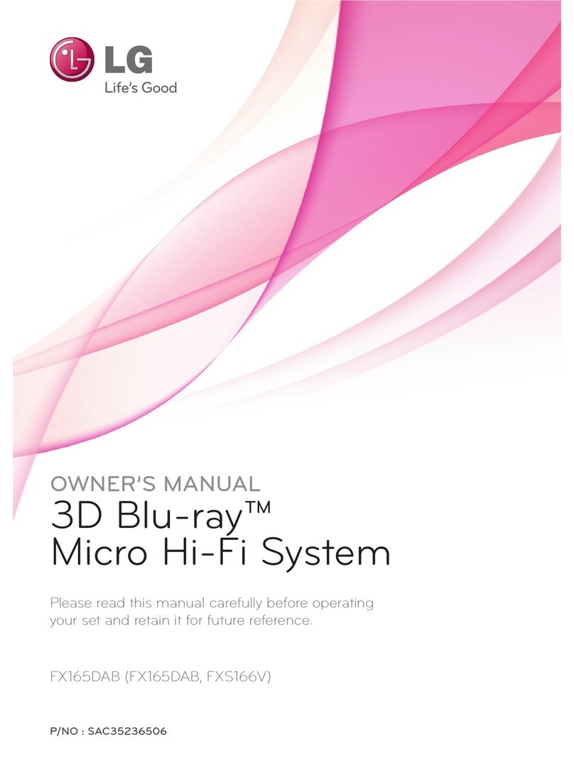 LG FX165DAB owner's manual