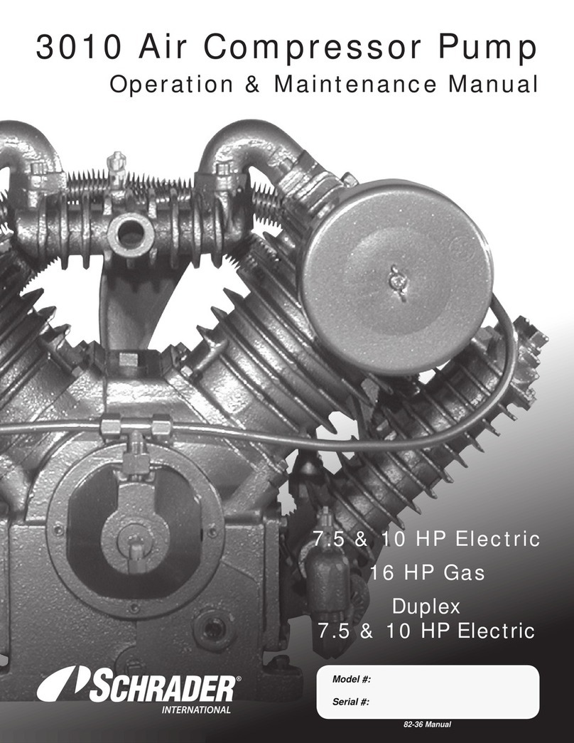 Schrader International 7.5 & 10 HP Electric Operation & maintenance manual Schrader International 7.5 & 10 HP Electric Operation & maintenance manual