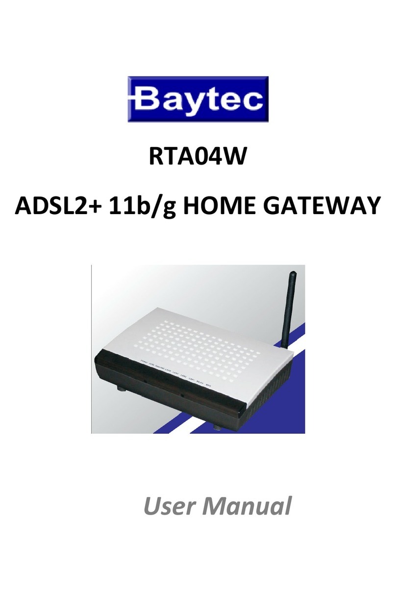Baytec RTA04W user manual