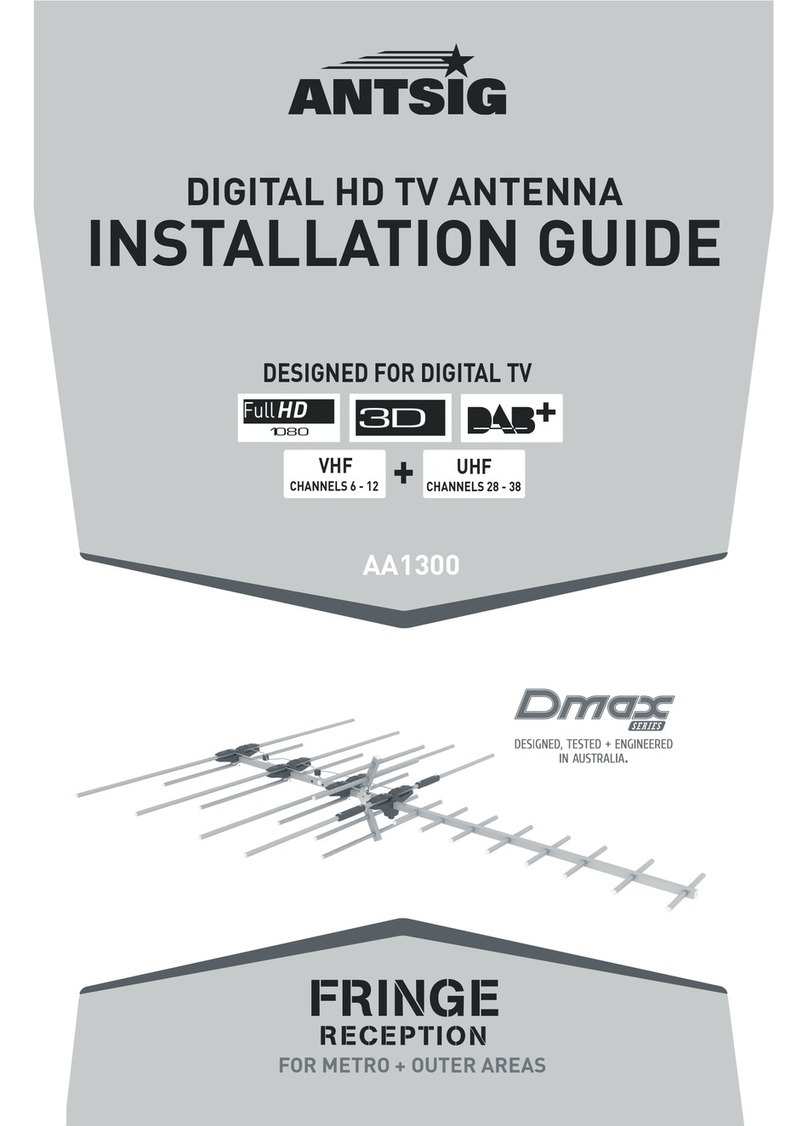 Antsig AA1300 installation guide Antsig AA1300 installation guide