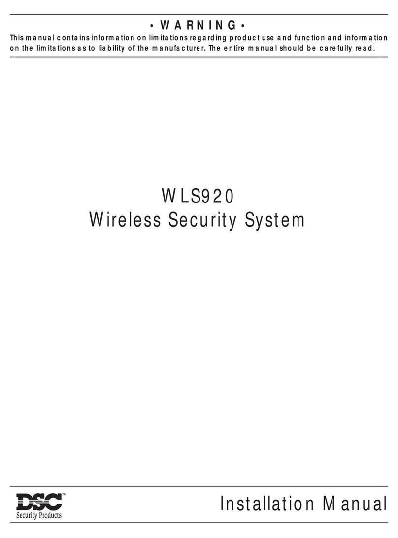 DSC WLS920 installation manual