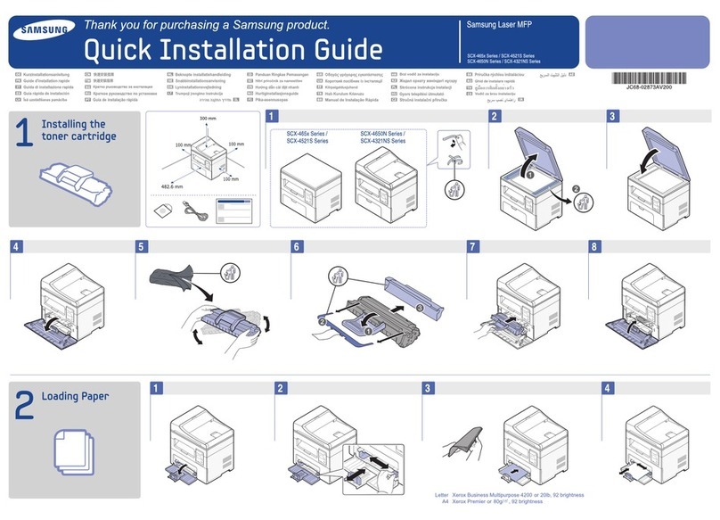 Samsung SCX-465x Series User manual