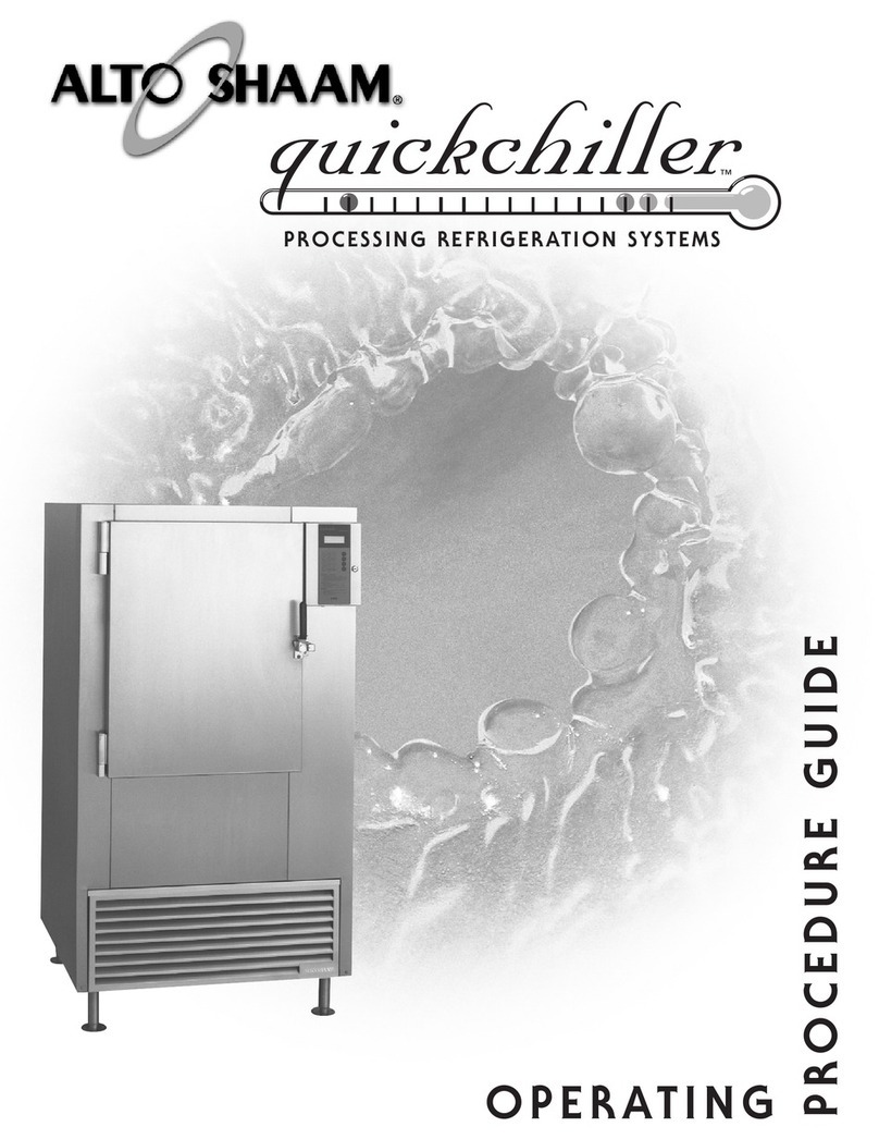 Alto-Shaam quickchiller QC-3 Operating procedure guide