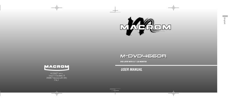 Macrom M-DVD4660R User manual