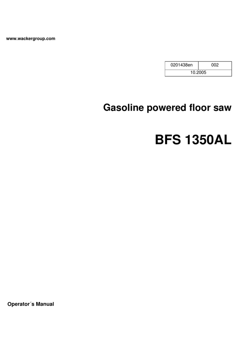 Wacker Neuson BFS 1350AL User manual