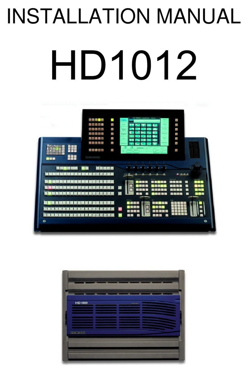 Snell & Wilcox HD1012 User manual