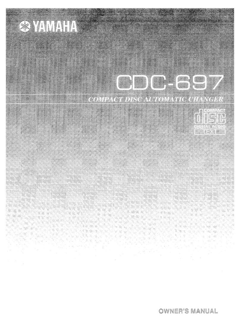 Yamaha CDC-697 User manual