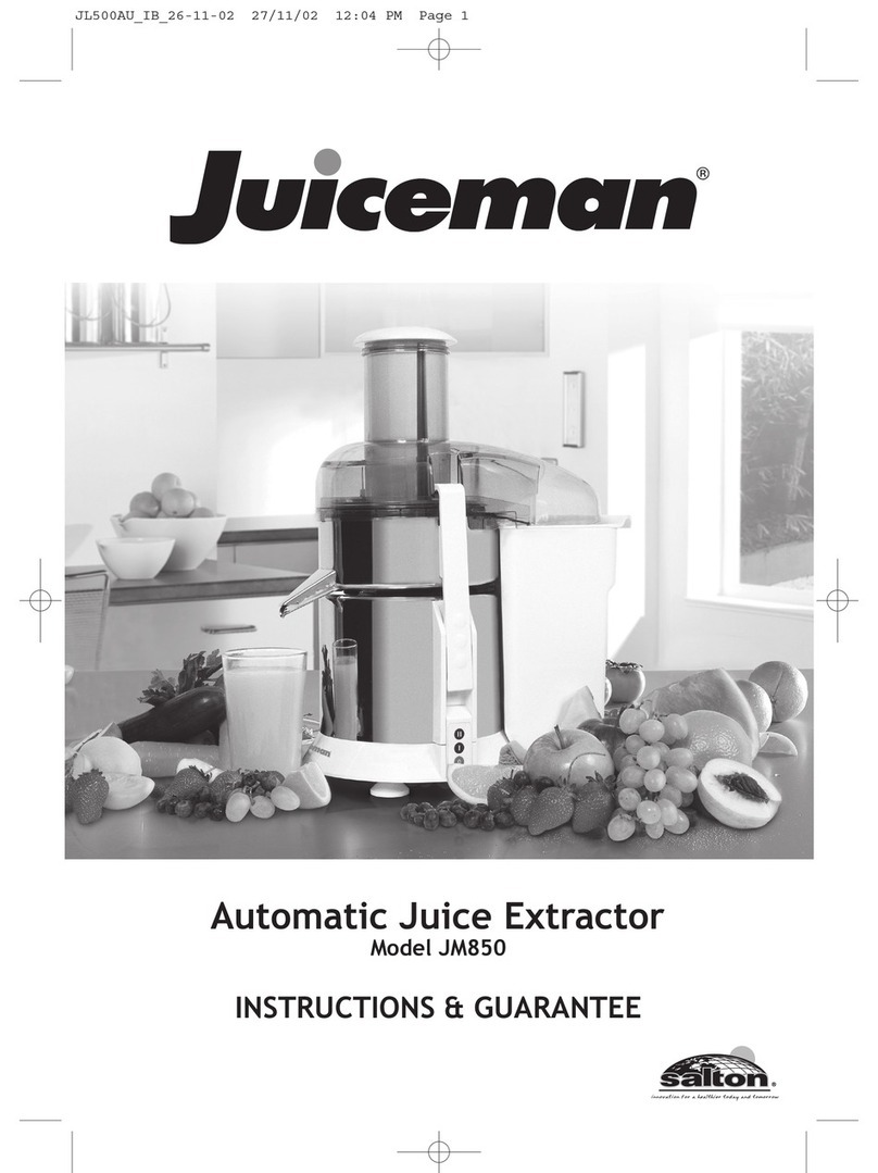 Juiceman JM850 instructions